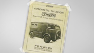 Kleintransporter der Linde Tochter Fenwick im Jahr 1941 Kleintransporter der Linde Tochter Fenwick im Jahr 1941
